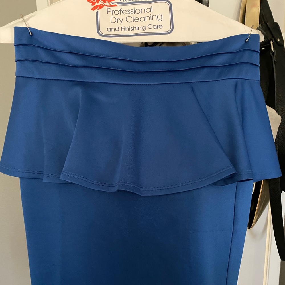 Blue skirt